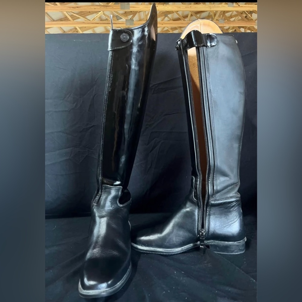 Patent dressage boot 8.5